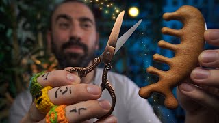 ASMR Crown Chakra Healing 👑 Deep Scalp Massage for Spiritual Awakening 🌌