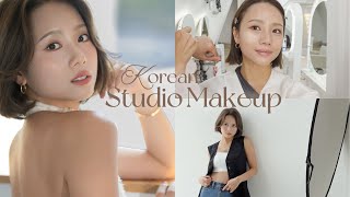 【韓国メイク】韓国のメイクスタジオ体験で盛れすぎた🥹💄スタジオ撮影も📸