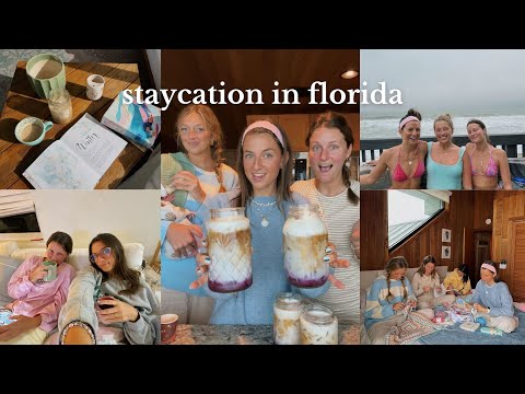 cozy Florida beach trip vlog: crafting, friendship q&a, and making coffees