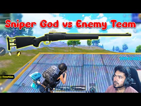 Sniper God vs Enemy Team Fight in Lastzone - Solo vs Enemy Team