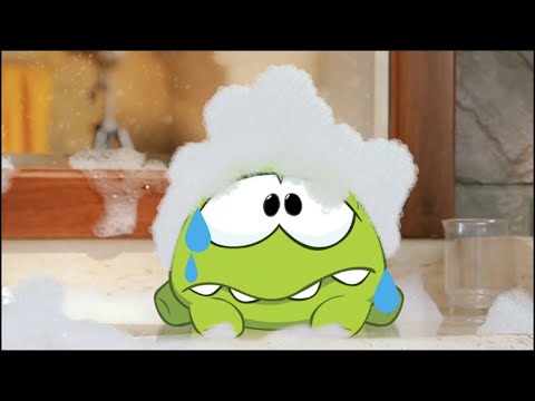 Om Nom Stories - Bilik Mandi & Masa Mandi | Kartun Lucu Untuk Kanak-kanak | Om Nom Malay