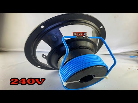 Awesome Create 240volt Powerful Free Electricity Energy  From Big Magnet Use Coper Wire #technology