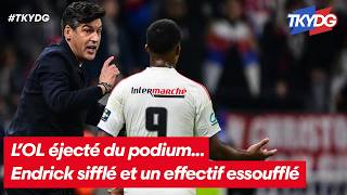 L'OL éjecté du podium... Endrick sifflé et un effectif essoufflé