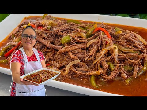 ROPA VIEJA O CARNE DESHEBRADA CUBANA 🇨🇺