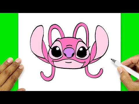 How To Draw Angel Face | Angel From Lilo And Stitch