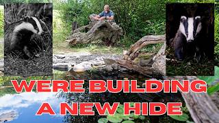 BUILDING A HIDE TO PHOTOGRAPH BADGERS FROM - MAKING THE BASE - PART 1