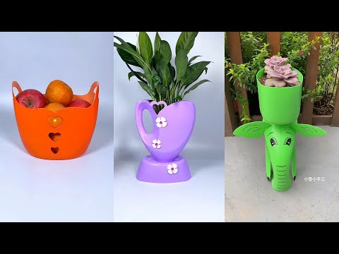 Turn bottles into the best products, turn waste into good and beautiful appliances part 3