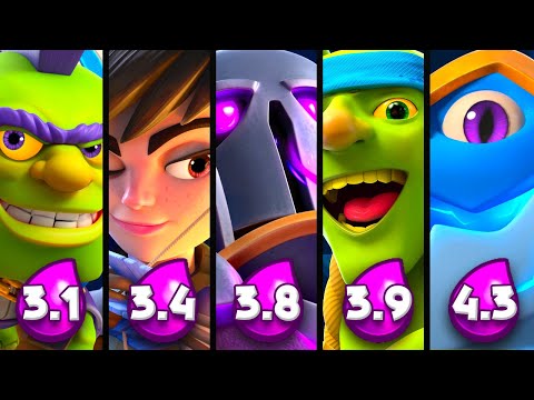 LOS 5 MEJORES MAZOS PARA GANAR FÁCIL Y RÁPIDO EN CLASH ROYALE 2 VS 2