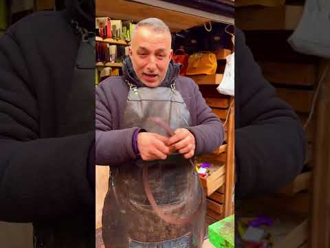BEST SOUVENIR IN LONDON at Camden Market - a handmade belt with keychains! 