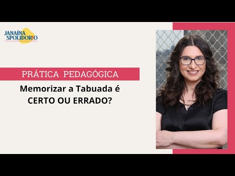 Memorizar a Tabuada é Certo ou Errado?