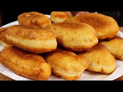Жареные ПИРОЖКИ НА КЕФИРЕ Пышное тесто, сочная начинка!