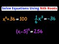 Solving Equations with Roots
