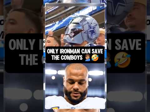 🤣🤣ONLY IRONMAN CAN SAVE THE COWBOYS #dallascowboys #ironman #funny #fyp