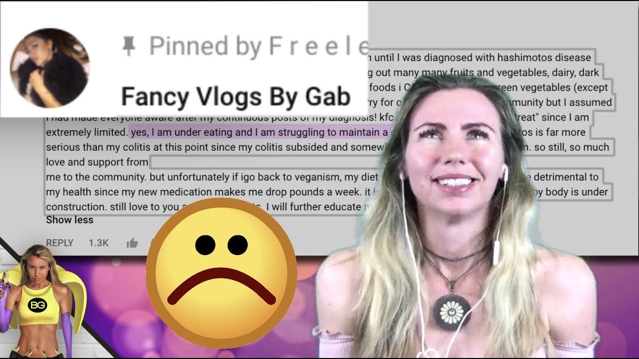 Gabi Demartino left this comment on my video: .My response