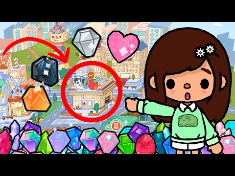 DONDE ENCONTRAR TODOS LOS DIAMANTES en TOCA LIFE WORLD