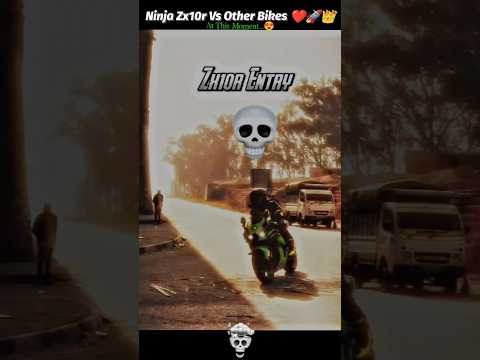Ninja Zx10r Vs Other Bikes ❤️🚀👑 #rider #stunt #zx10rvsmt15 #bikerider #race #shorts