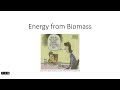 Biofuels and Biomass Energy Concepts