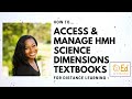 Managing HMH Science Dimensions Textbooks
