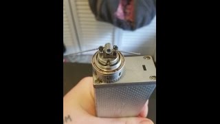 putting a clapton coil in the kangertech mini rba