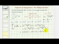 Midpoint Rule in Numerical Integration