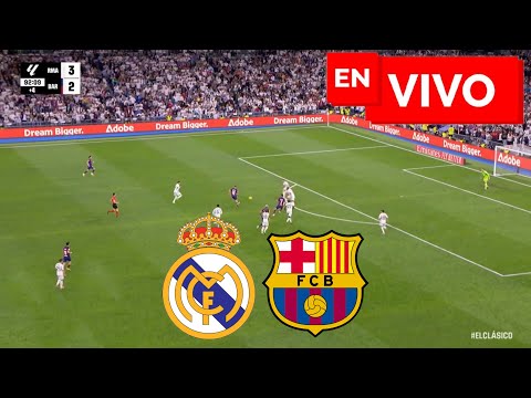 ? REAL MADRID 3 - 2 BARCELONA EN VIVO Y EN DIRECTO ? LA LIGA 2024 ?