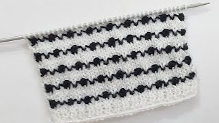 Two Color Knitting Design / Pattern