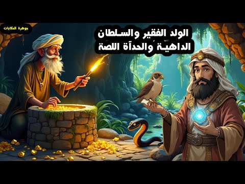 قصة الرجل الفقير الذكي وكنز الذهب والحمار الذكي قصة خيالية مشوقة مسموعة قبل النوم