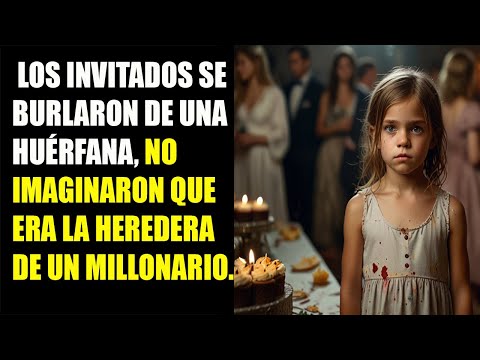 LOS INVITADOS SE BURLARON DE UNA HUÉRFANA, NO IMAGINARON QUE ERA LA HEREDERA DE UN MILLONARIO.