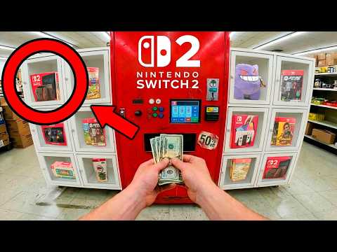 ¿Puedo conseguir un Nintendo Switch 2 de premio en la Máquina expendedora?