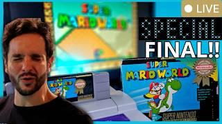 FINAL! Super Mario World, direto do Super Nintendo - Slow Run! (as 96 fases)
