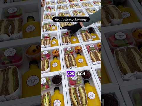 Breakfast boxes business idea 💡🧇🍳 #businessidea