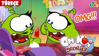 Om Nom Hikâyeleri  | Om Nom’un Makyaj Felaketi! 😱💋 Ruj Her Yerde!! Om Nom’un Maske Çılgınlığı! |
