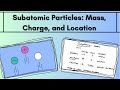 Subatomic Particles and Their Properties