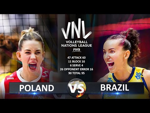 Poland vs Brazil | Women's VNL 2025