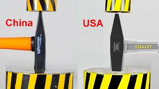 HYDRAULIC PRESS VS AMERICAN AND CHINESE HAMMER
