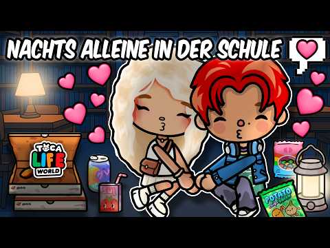 PART 6 😳 WIR WURDEN EINGESPERRT IN DER SCHULE 📚ALLEINE MIT MEINEM CRUSH ❤️ DEUTSCHE TOCA STORY