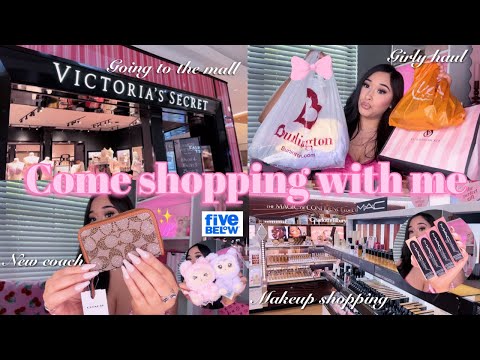 SHOP WITH ME + GIRLY COLLECTIVE HAUL ♡ | girly shopping, mall, makeup, purses, & blind boxes