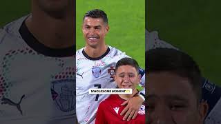 We would be crying to if we were next to CR7 #soccer