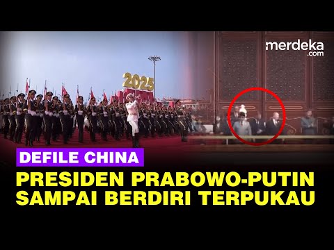 Defile Militer China Pamer Drone Hingga Jet Tempur, Prabowo-Putin-Kim Jong Un Sampai Berdiri