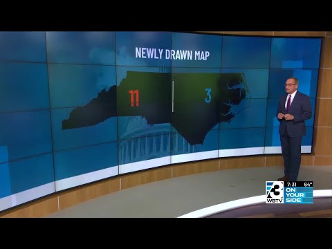 YouTube video thumbnail: The Impact of Newly Drawn North Carolina Maps