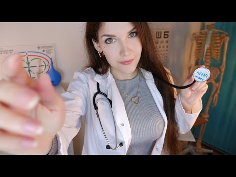 АСМР💊💉 Школьный Доктор 👩‍🔬🩺[Медицинский Осмотр] [Ролевая игра] ASMR Doctor [Medical Exam] 🦷