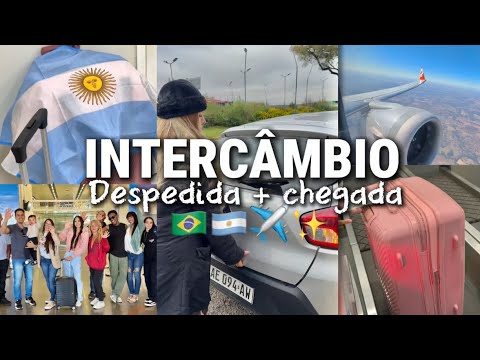 VLOGÃO| diário de intercâmbio| indo morar na Argentina| despedida| chegada✈️🇧🇷🇦🇷✨