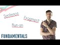 Identifying Sentences, Fragments, and Run-Ons