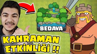 YENİ KAHRAMAN ETKİNLİĞİ, KLAN OYUNLARI VE BEDAVA ARKA PLAN HAKKINDA !! - Clash Of Clans