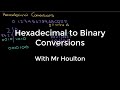 Hexadecimal and Binary Conversions