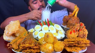 Spicy Mutton masala Fry, Egg Kfc, Eg noodles with Chilli || Eating Show || Eat with SUMON