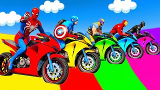 الرجل العنكبوت انقاذ باتمان Spider-Man Rescue batman vs iron man vs venom funny Game GTA 5 superhero