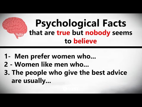 Psychological facts that are true but nobody seems to believe