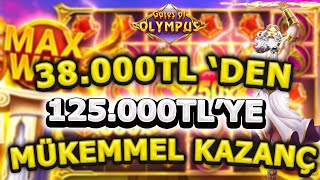 SLOT OYUNLARI TÜRKÇE | GATES OF OLYPUS | 38.000TL'DEN 125.000TL'YE