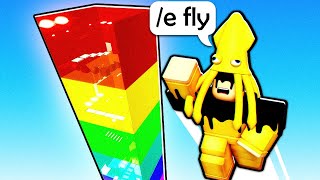 How to FLY GLITCH in ROBLOX SLAP TOWER